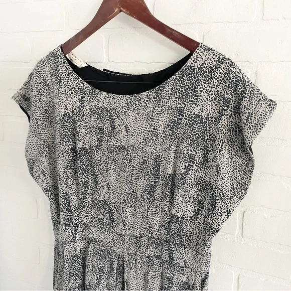 Anthropologie Annie 50 Open Back Wide Leg Drape Jumpsuit L Made in Canada - Picture 8 of 14